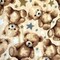 Teddy Bear Stars Anti-Pill Premium Fleece Fabric | By The Yard